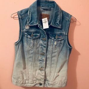 Sleeveless Hollister Jean Jacket